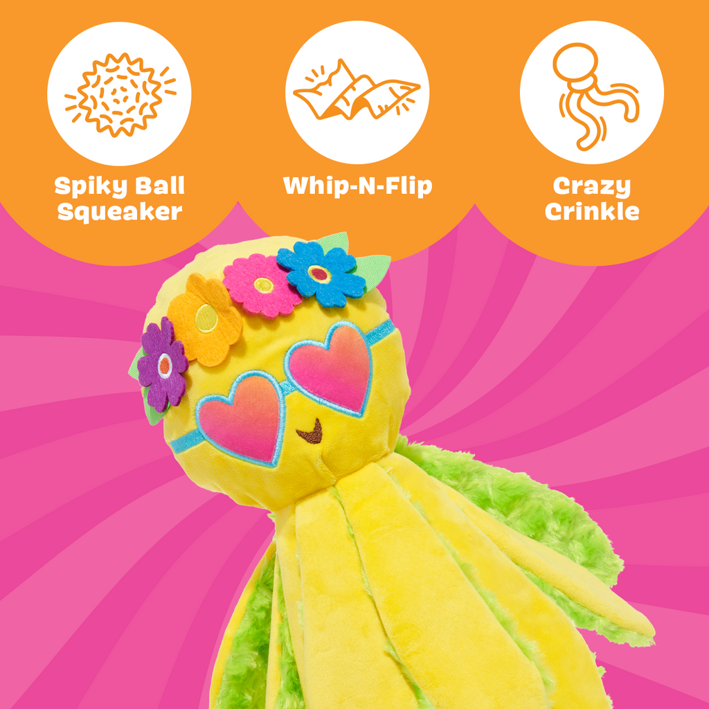 Ollie the Octopus Club, Plush Tug Monthly Dog Toys