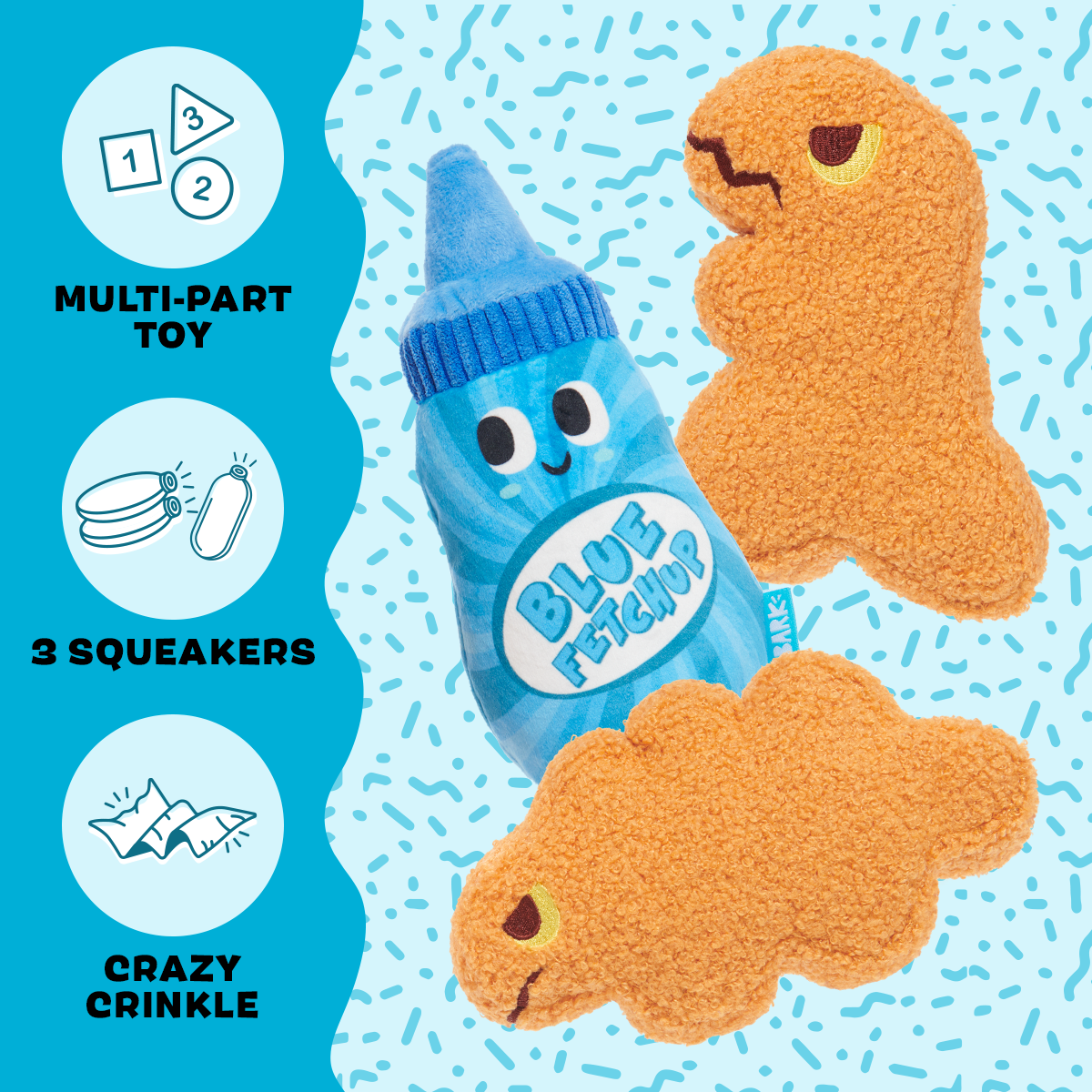 Junk Food Club, Plush Monthly Dog Toys